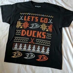 Let's go Ducks black shirt sz XL